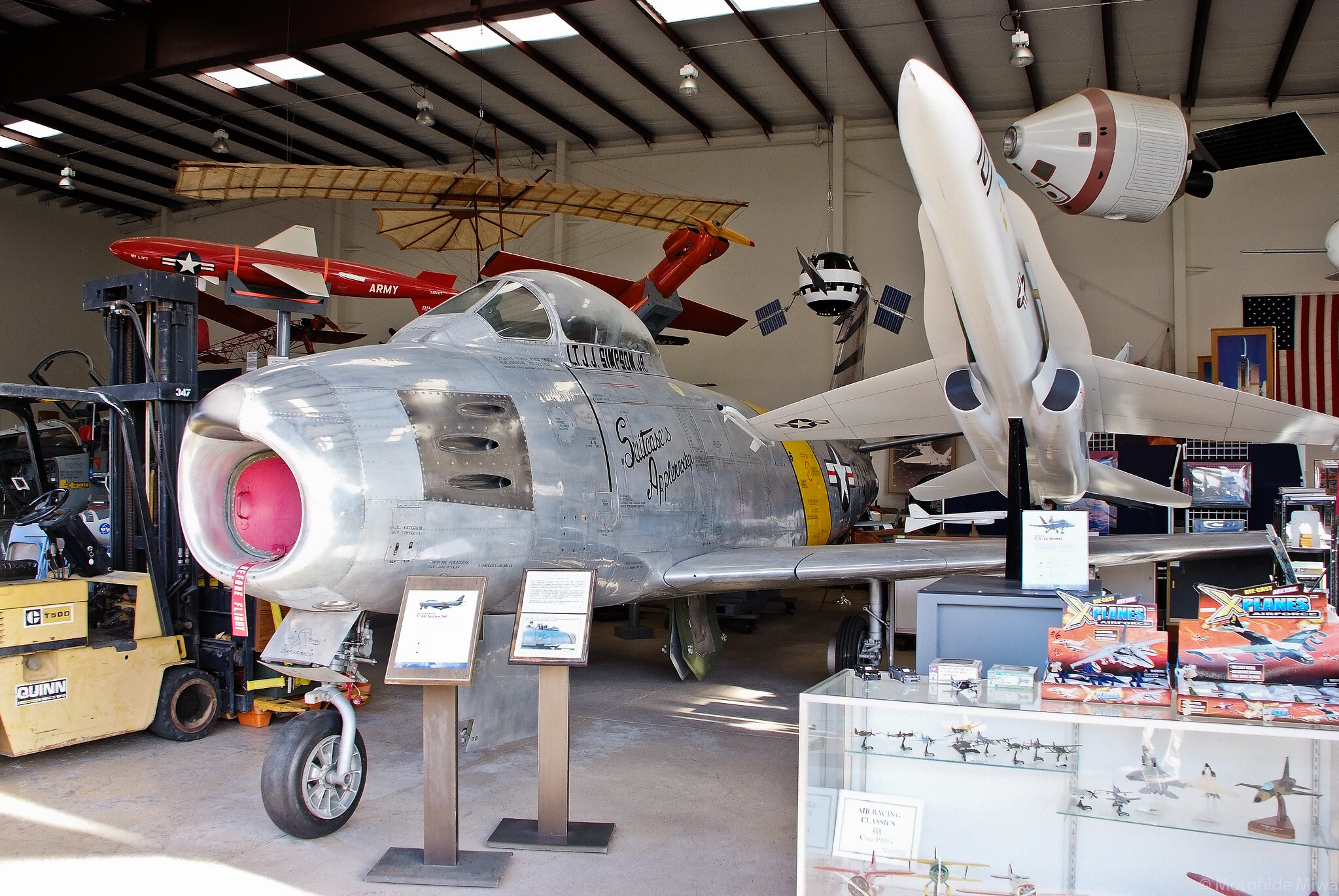 P86 Saber Jet at the Western Museum of Flight by Moto "Club4AG" Miwa via Flickr/CC BY-SA 2.0